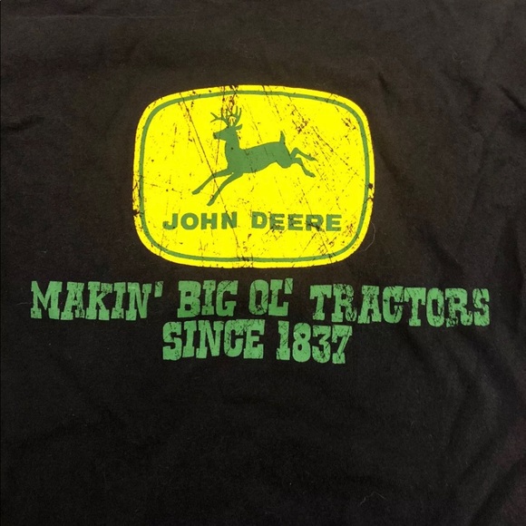 John Deere long sleeve shirt New size 14-16 kids - Picture 2 of 2